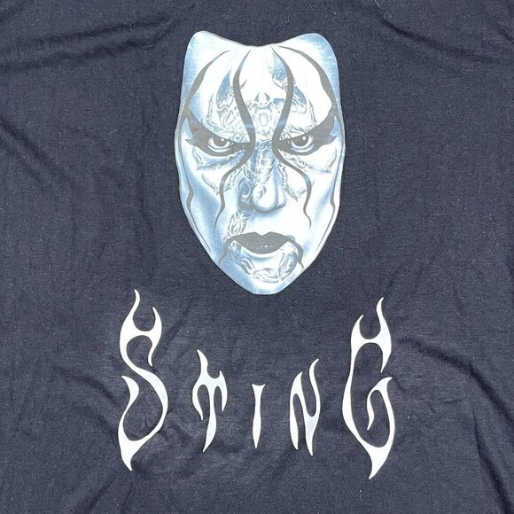 WWE Sting Black T-Shirt Size Large - Picture 4 of 4